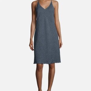 ATM Black Slip Dress